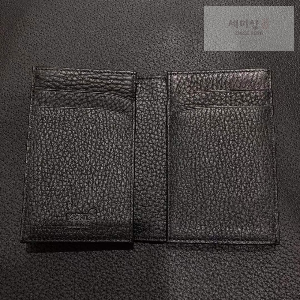 Mont  Blanc 몽블랑 트레블 월릿 6CC 블랙 지갑 2번 이미지