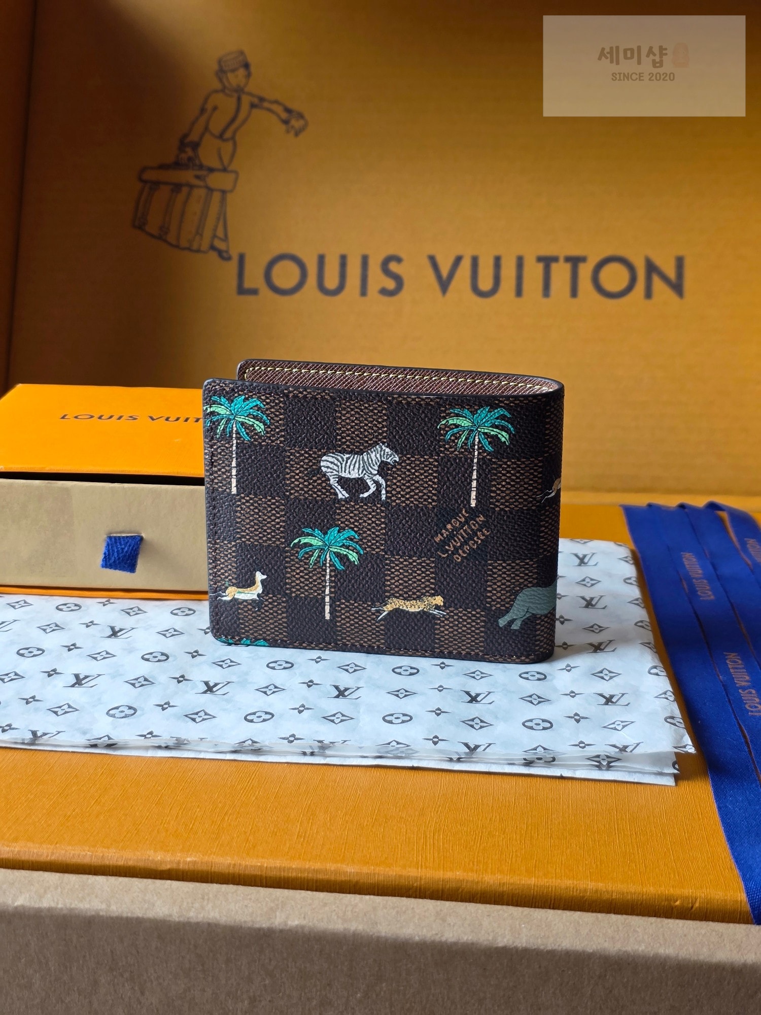 Louis Vuitton 루이비통 멀티플 월릿 더 다즐링 리미티드 다미에 헤리티지 코팅 캔버스 지갑 2번 이미지