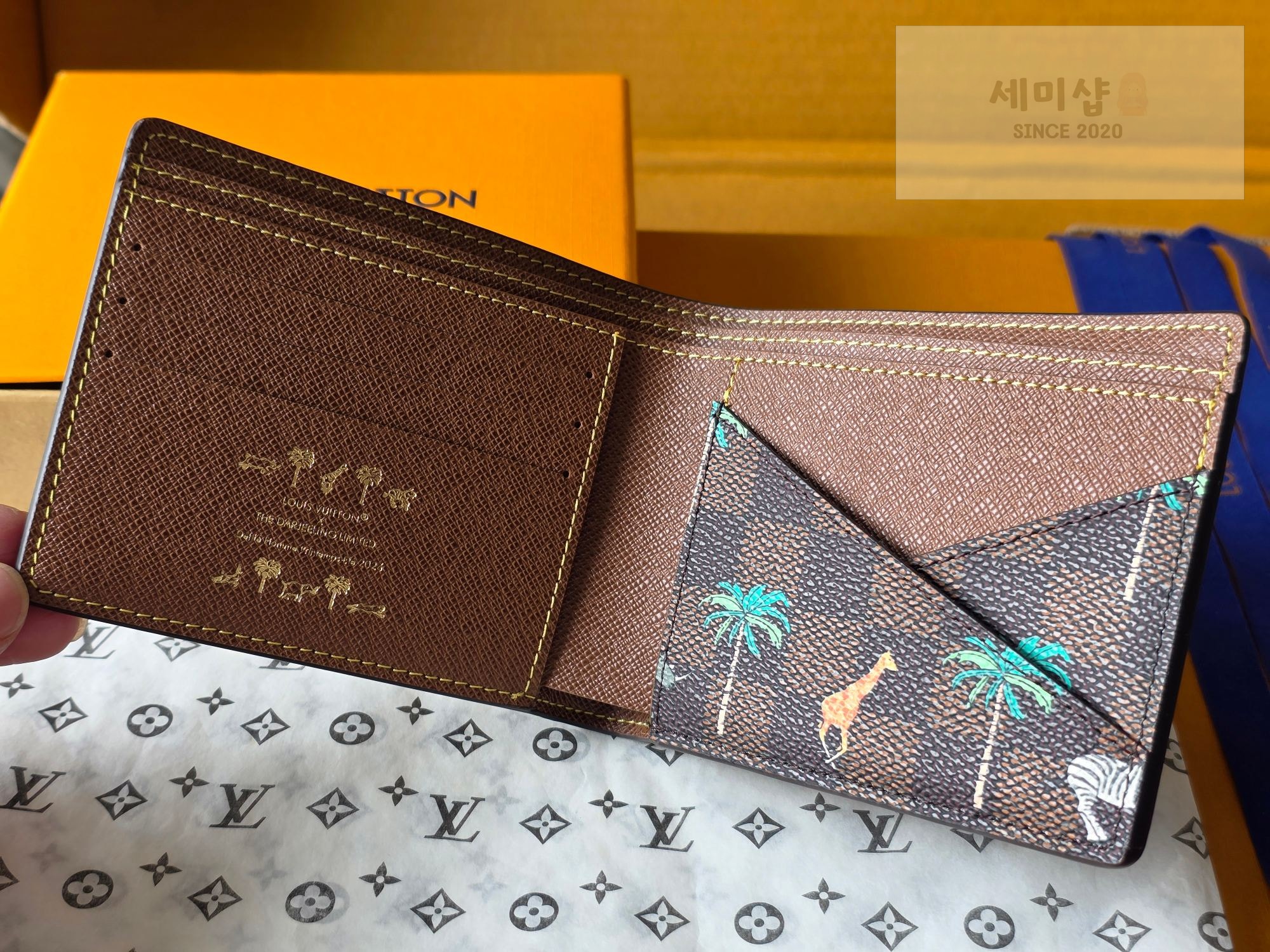 Louis Vuitton 루이비통 멀티플 월릿 더 다즐링 리미티드 다미에 헤리티지 코팅 캔버스 지갑 4번 이미지