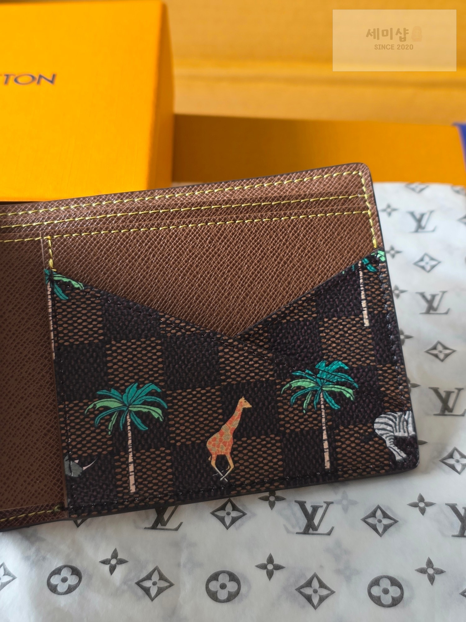 Louis Vuitton 루이비통 멀티플 월릿 더 다즐링 리미티드 다미에 헤리티지 코팅 캔버스 지갑 5번 이미지