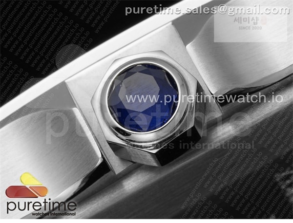 Cartier AF공장 까르띠에 산토스 미디움 그레이다이얼 브레이슬릿 Santos de Cartier 35mm SS AF 1_1 Best Edition Gray Dial on SS SmartLinks Bracelet MIYOTA 9015 _ 시계 20번 이미지