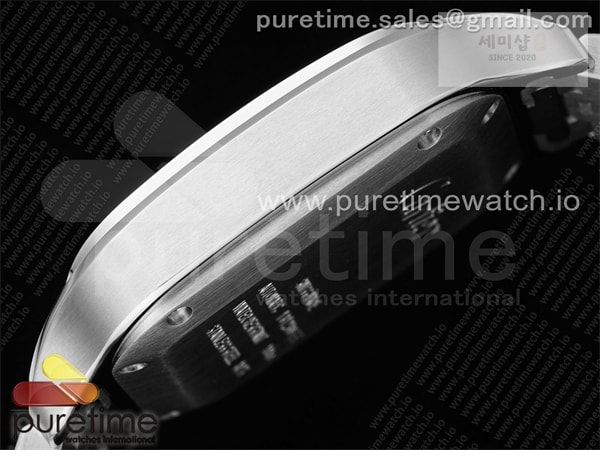 Cartier AF공장 까르띠에 산토스 미디움 그레이다이얼 브레이슬릿 Santos de Cartier 35mm SS AF 1_1 Best Edition Gray Dial on SS SmartLinks Bracelet MIYOTA 9015 _ 시계 4번 이미지