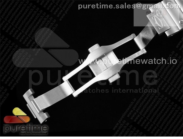 Cartier AF공장 까르띠에 산토스 미디움 그레이다이얼 브레이슬릿 Santos de Cartier 35mm SS AF 1_1 Best Edition Gray Dial on SS SmartLinks Bracelet MIYOTA 9015 _ 시계 21번 이미지