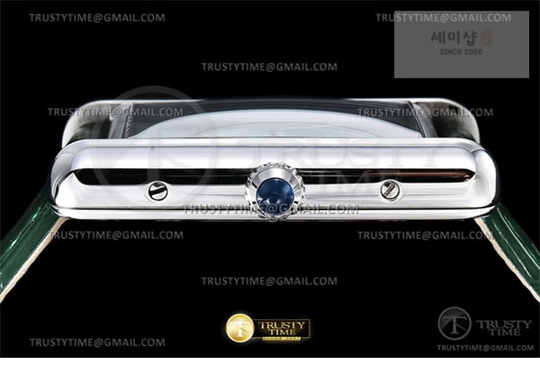 Cartier DR공장 까르띠에 탱크 머스트 라지 그린다이얼 악어스트랩 Cartier Tank Must SS_LE Green DRF Swiss Qtz 시계 18번 이미지