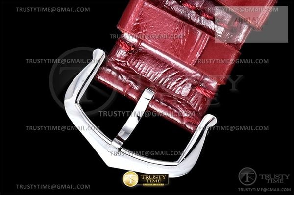 Cartier DR공장 까르띠에 탱크 머스트 라지 레드다이얼 악어스트랩 Cartier Tank Must SS_LE Red DRF Swiss Qtz 시계 7번 이미지
