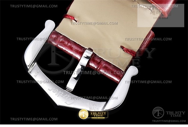Cartier DR공장 까르띠에 탱크 머스트 라지 레드다이얼 악어스트랩 Cartier Tank Must SS_LE Red DRF Swiss Qtz 시계 9번 이미지