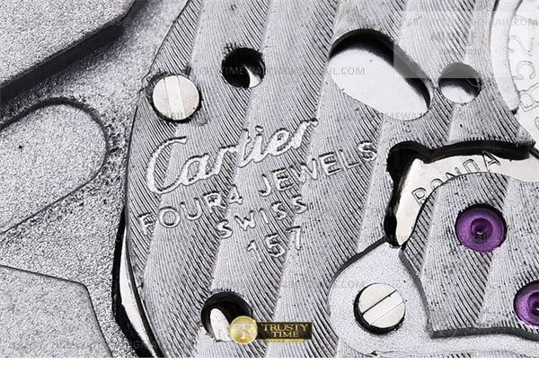 Cartier DR공장 까르띠에 탱크 머스트 라지 블랙다이얼 악어스트랩 Cartier Tank Must SS_LE Black Swiss Qtz DRF 시계 16번 이미지