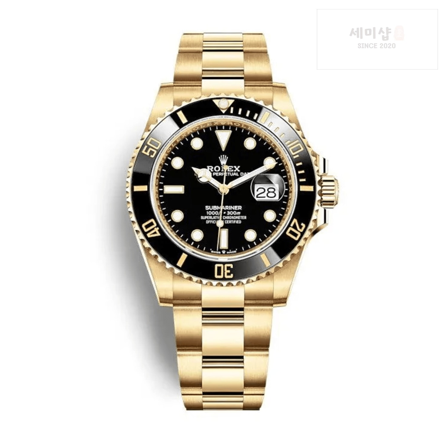롤렉스 롤렉스 서브마리너 블랙 18K 올골드 시계 1번 이미지