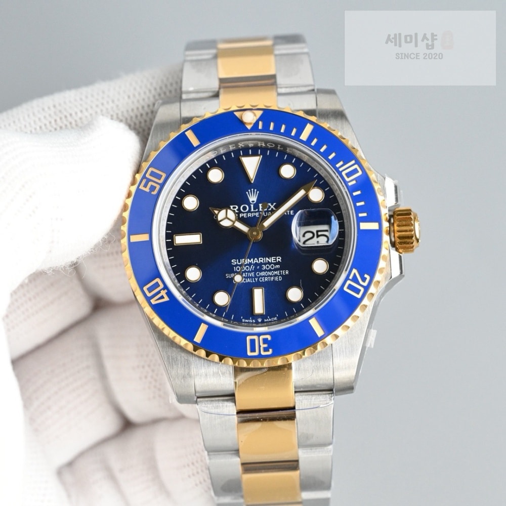 롤렉스 롤렉스 서브마리너 블루 콤비 시계 9번 이미지