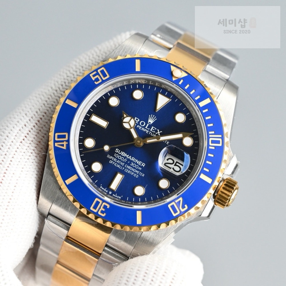 롤렉스 롤렉스 서브마리너 블루 콤비 시계 2번 이미지