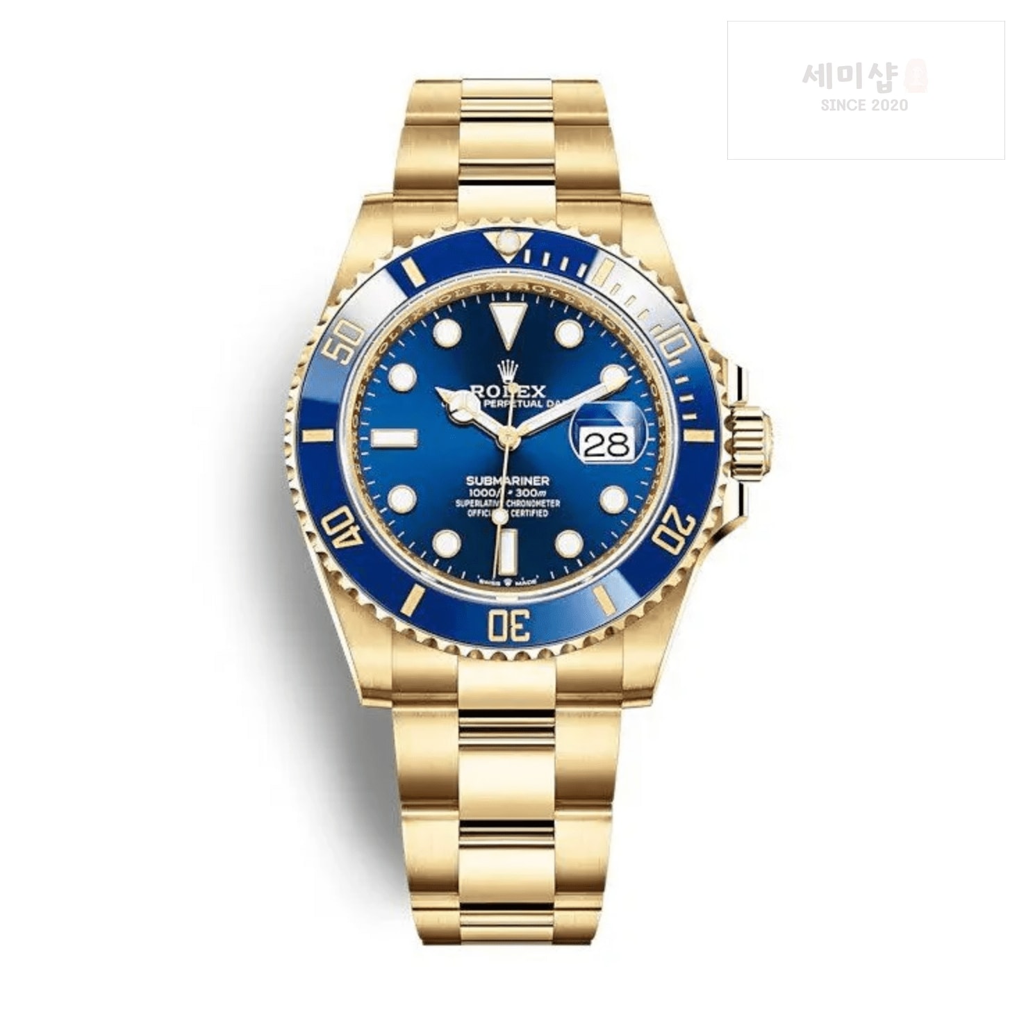 롤렉스 롤렉스 서브마리너 블루 18K 올골드 시계 10번 이미지