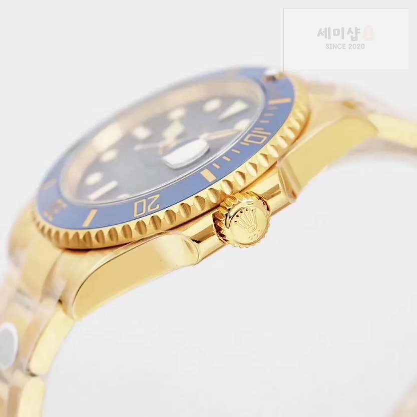 롤렉스 롤렉스 서브마리너 블루 18K 올골드 시계 1번 이미지