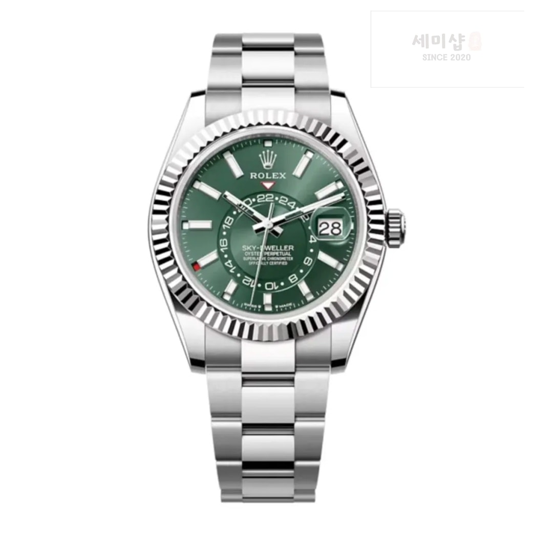롤렉스 롤렉스 스카이드웰러 326934 그린 다이얼 시계 7번 이미지