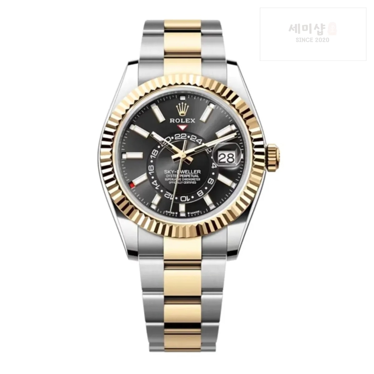 롤렉스 롤렉스 스카이드웰러 336933 블랙 다이얼 콤비 시계 5번 이미지