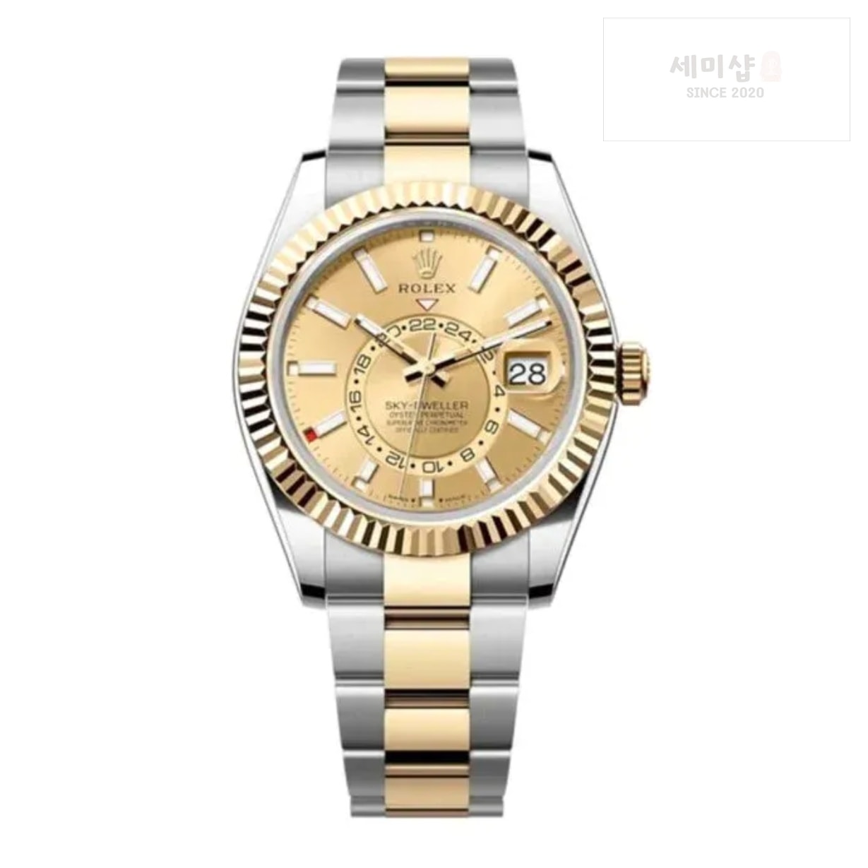 롤렉스 롤렉스 스카이드웰러 336933 샴페인 골드 다이얼 콤비 시계 3번 이미지