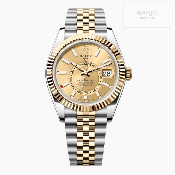 롤렉스 롤렉스 스카이드웰러 336933 샴페인 골드 콤비 주빌레 5선 시계 1번 이미지