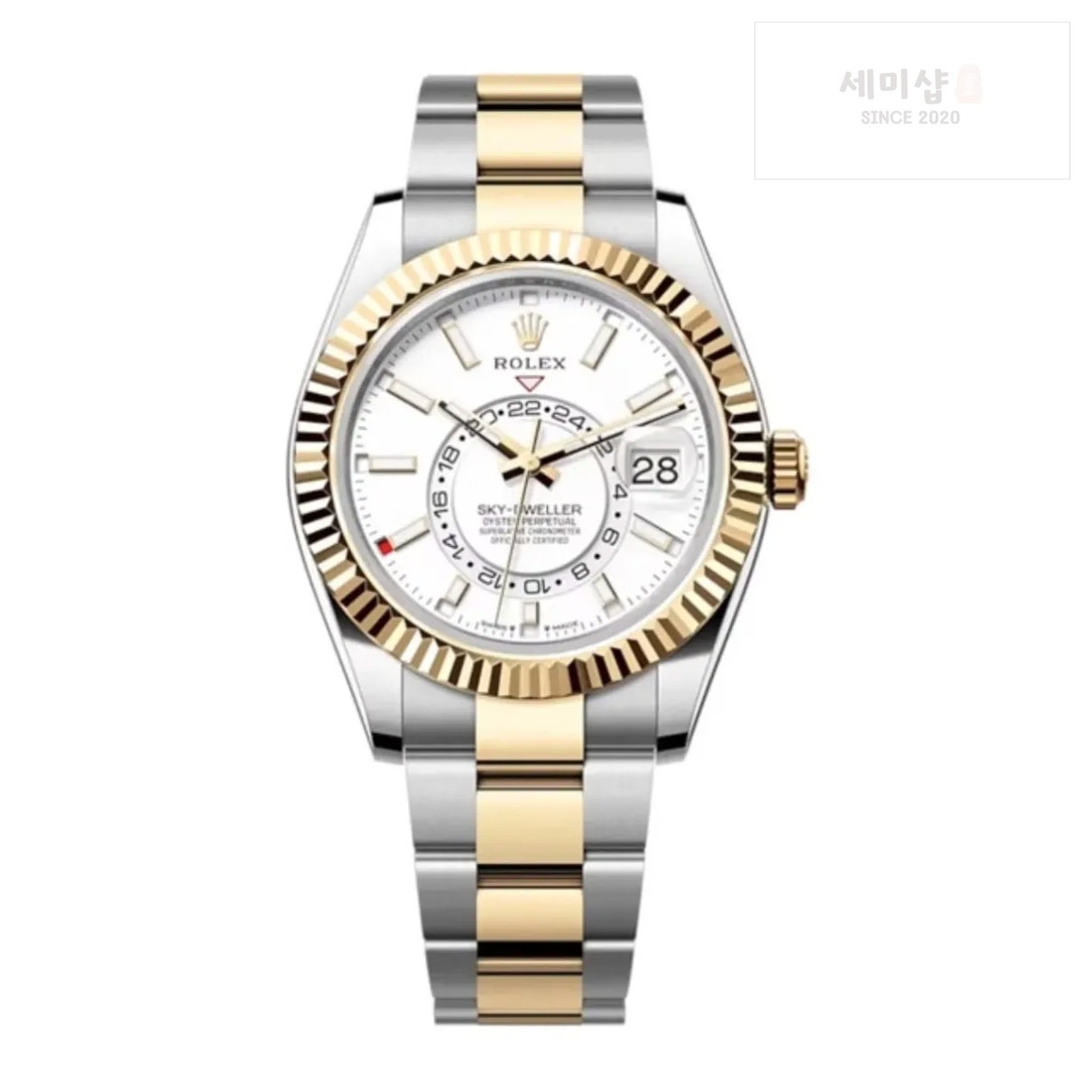 롤렉스 롤렉스 스카이드웰러 336933 화이트 다이얼 콤비 시계 3번 이미지