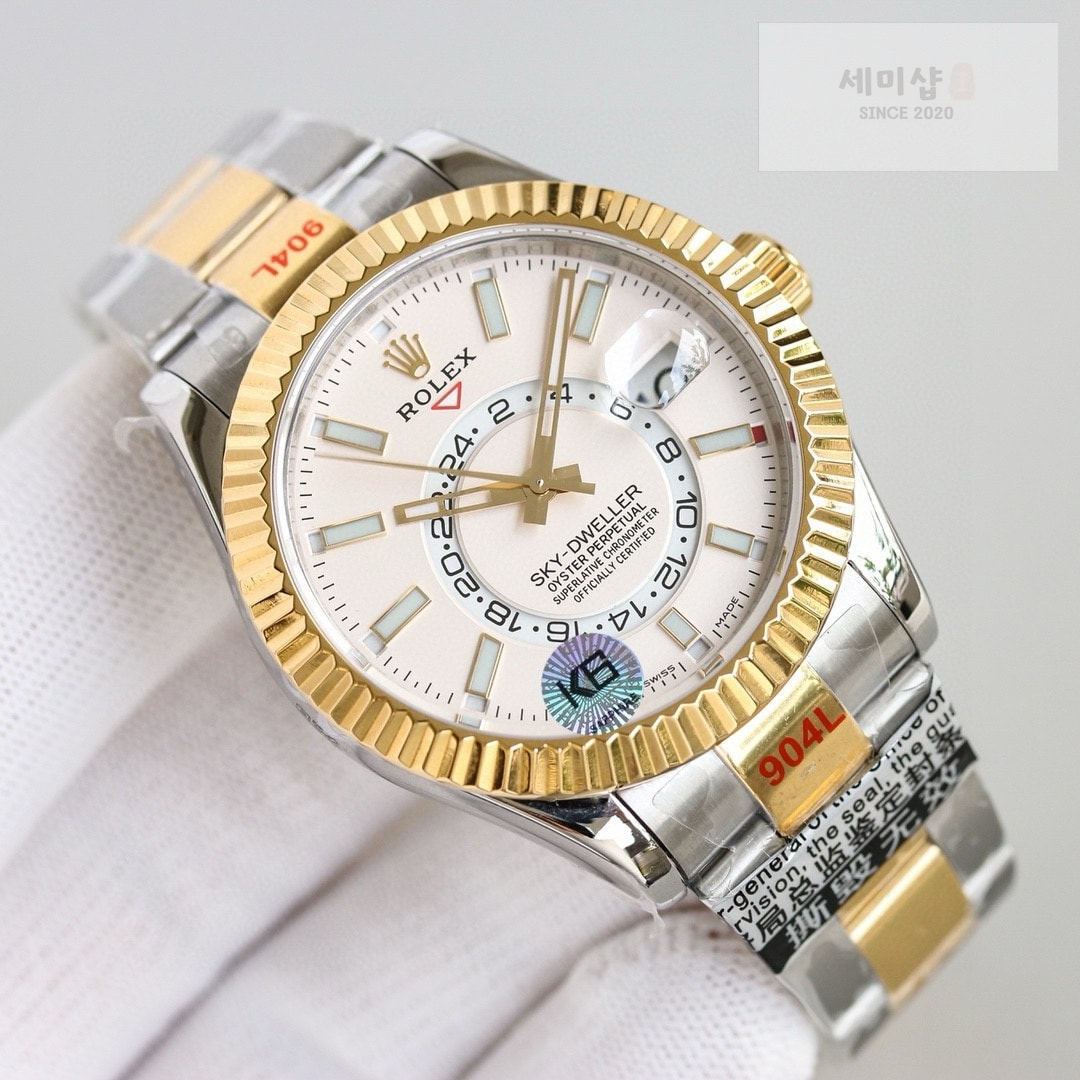 롤렉스 롤렉스 스카이드웰러 336933 화이트 다이얼 콤비 시계 2번 이미지