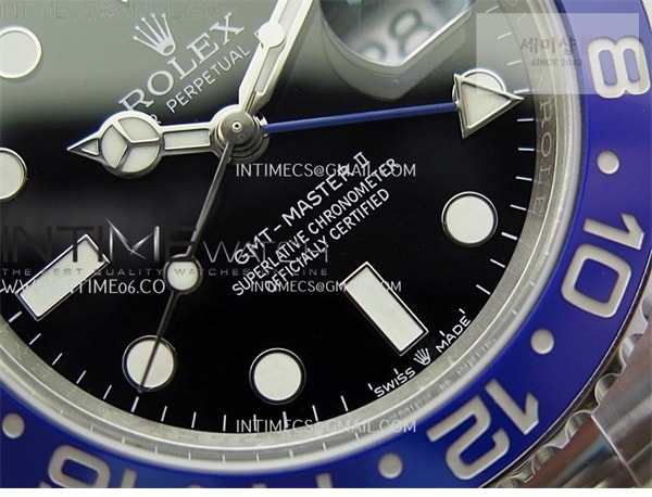 Rolex APS공장 롤렉스 GMT마스터2 BLNR 블루앤블랙베젤 오이스터브레이슬릿 GMT-Master II 126710 BLNR BlackBlue Ceramic 904L SS APSF 1：1 Best Edition Blue Dial On Oyster Bracelet VR3285 CHS 시계 1번 이미지