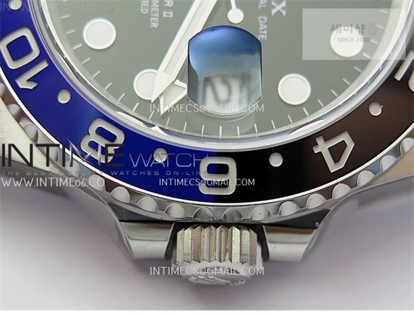 Rolex APS공장 롤렉스 GMT마스터2 BLNR 블루앤블랙베젤 오이스터브레이슬릿 GMT-Master II 126710 BLNR BlackBlue Ceramic 904L SS APSF 1：1 Best Edition Blue Dial On Oyster Bracelet VR3285 CHS 시계 5번 이미지