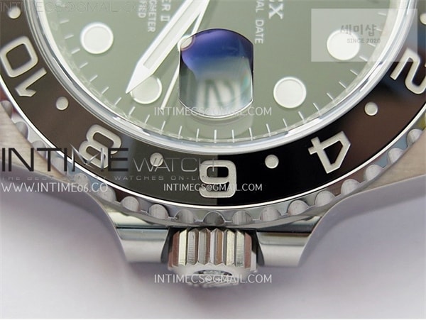 Rolex APS공장 롤렉스 GMT마스터2 GRNR 블랙다이얼 그레이앤블랙베젤 오이스터브레이슬릿 GMT-Master II 126710 GRNR BlackGray Ceramic 904L SS APSF 1：1 Best Edition Black Dial On Oyster Bracelet VR3285 CHS 시계 13번 이미지