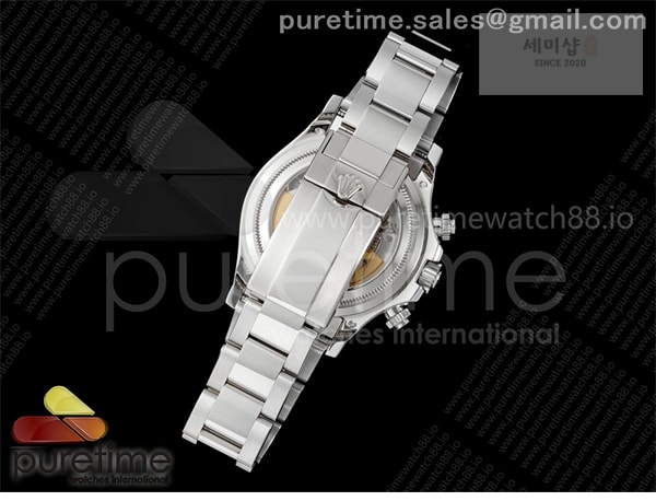 Rolex Clean공장 롤렉스 세라믹 데이토나 아이스다이얼 브레이슬릿 클린공장 Daytona 126506 Clean 1_1 Best Edition 904L Steel Ice Blue Dial Lume Markers on SS Braclet SH4131 시계 12번 이미지