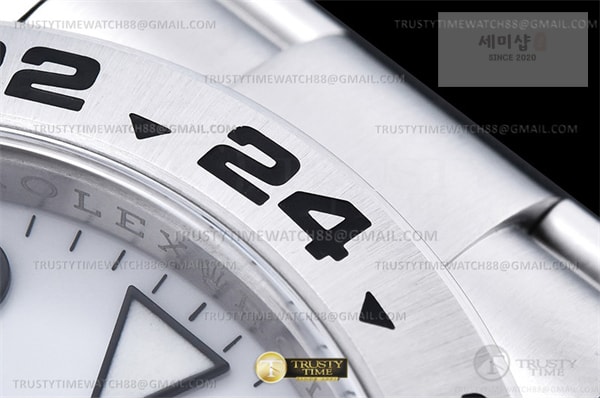Rolex Clean공장 롤렉스 익스플로러2 화이트다이얼 브레이슬릿 Explorer II 216570 904 SS_SS White Clean DD3285 클린 시계 6번 이미지