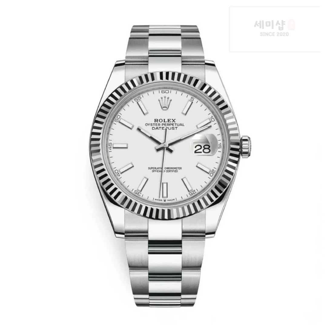 롤렉스 Rolex Datejust 126334-0009 White 41mm 시계 5번 이미지