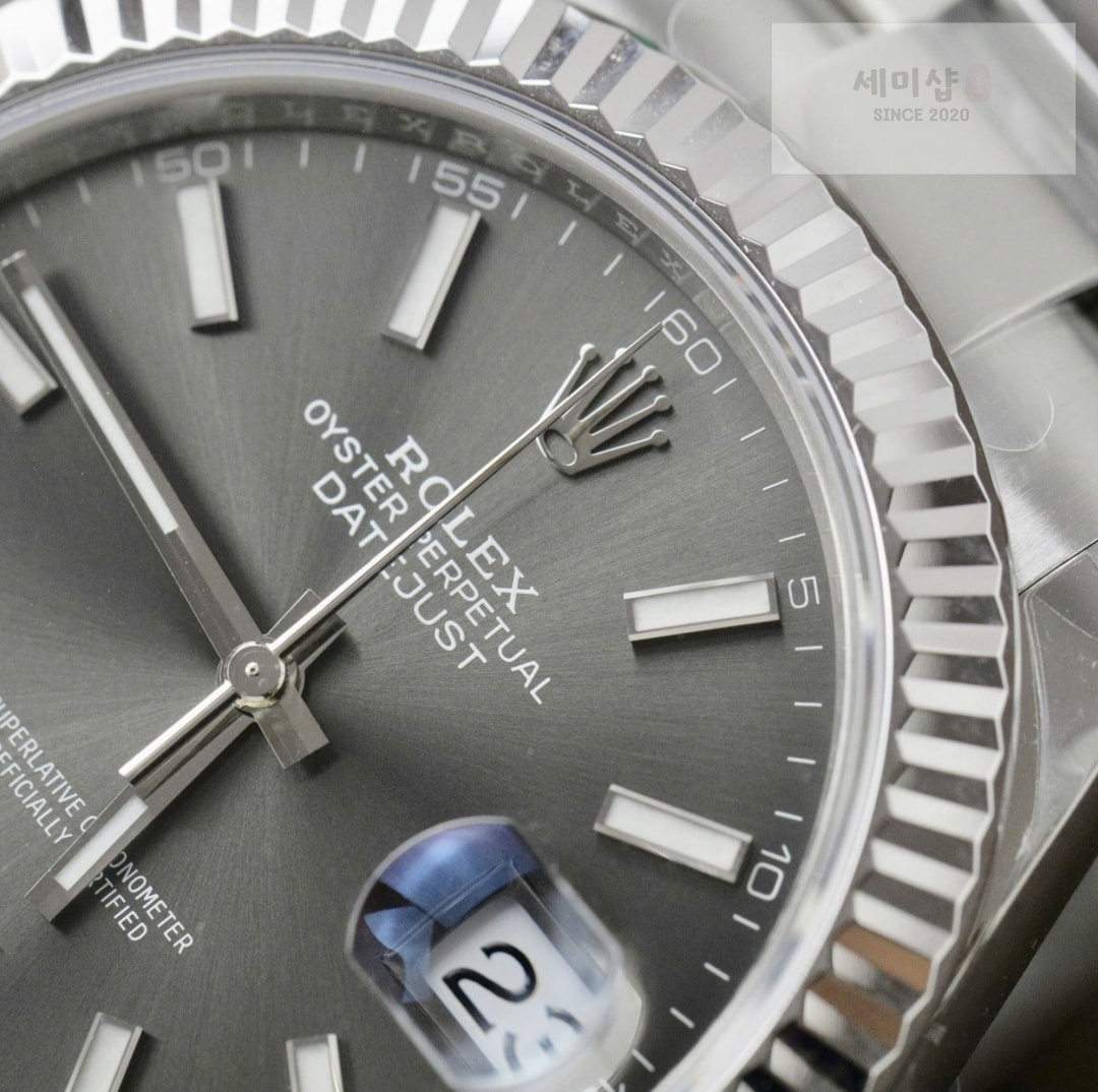 롤렉스 Rolex Datejust 126334-0013 Grey Luminous Dial 41mm 시계 2번 이미지