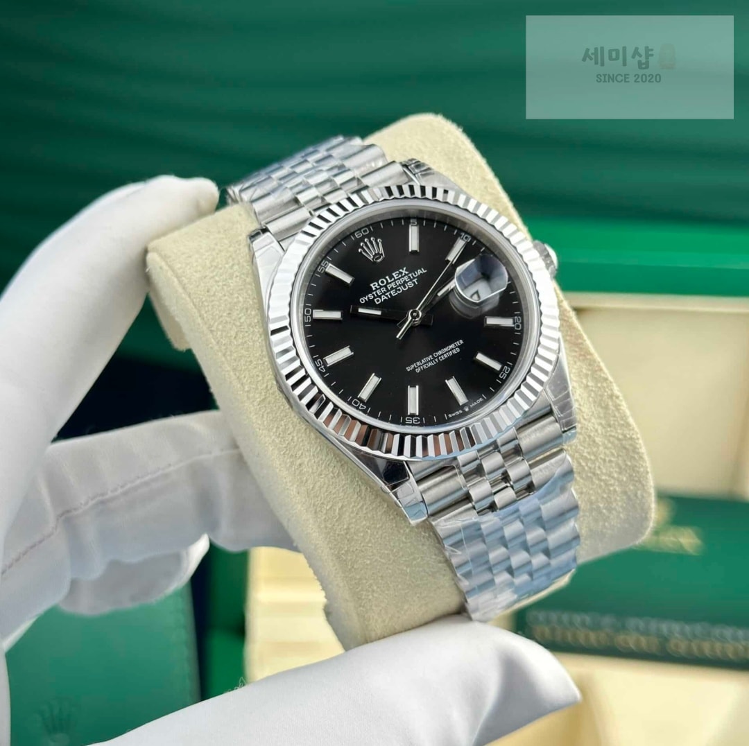 롤렉스 Rolex Datejust 126334 Black Dial 41 mm 시계 6번 이미지