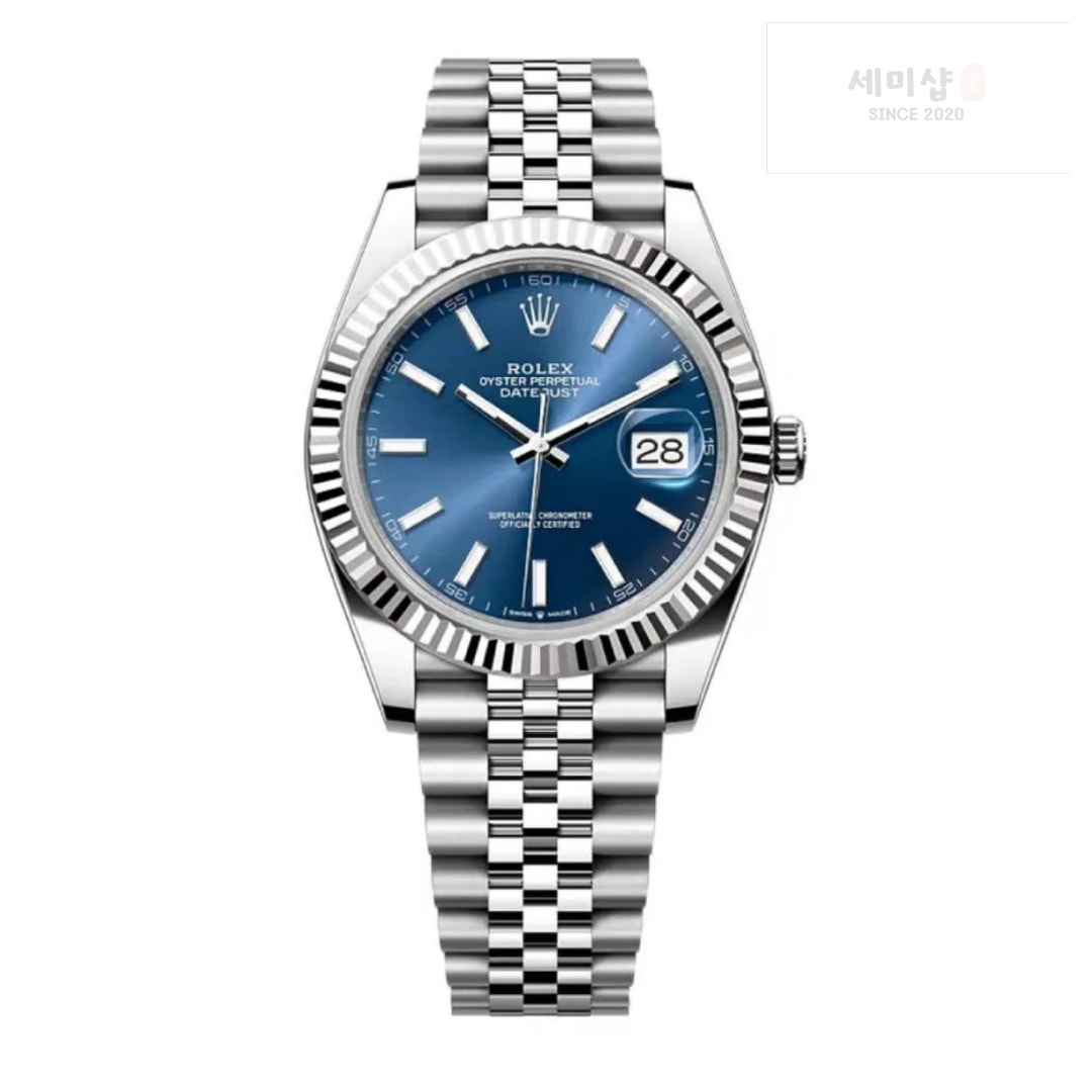 롤렉스 Rolex Datejust 126334 Bright Blue 41mm 시계 3번 이미지