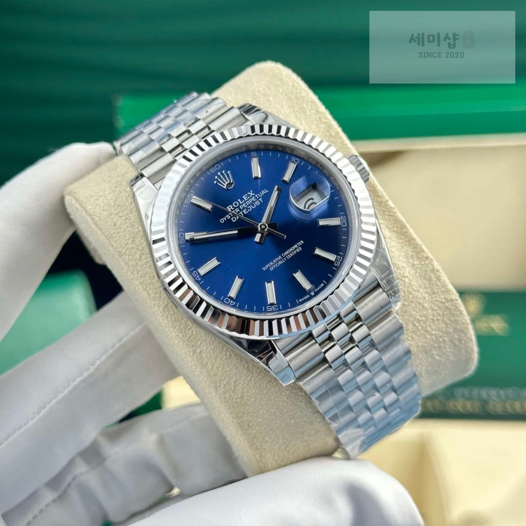 롤렉스 Rolex Datejust 126334 Bright Blue 41mm 시계 5번 이미지