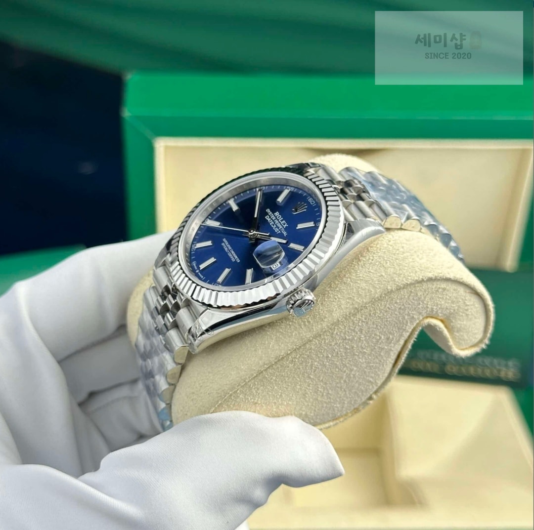 롤렉스 Rolex Datejust 126334 Bright Blue 41mm 시계 8번 이미지