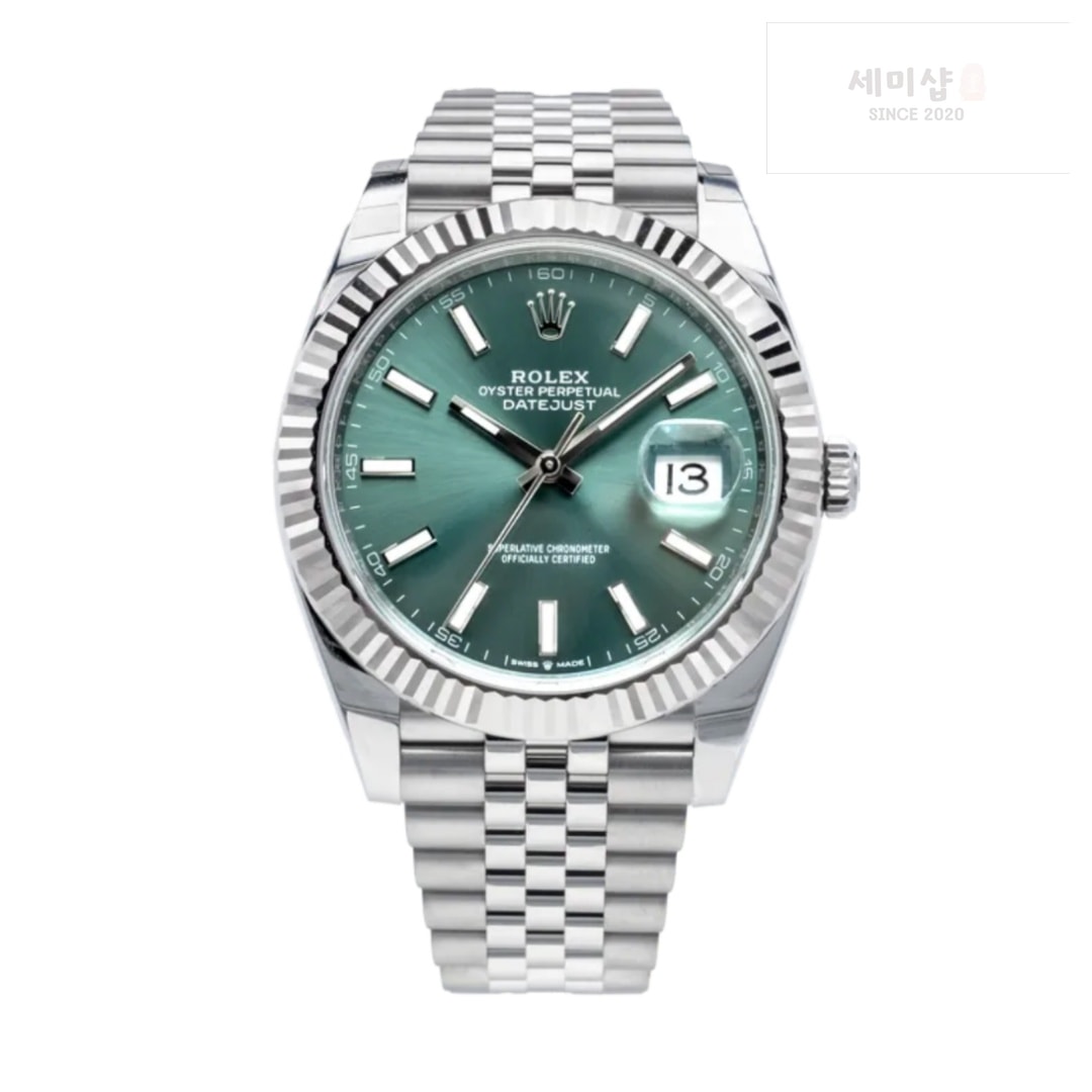 롤렉스 Rolex Datejust 126334 Mint Green Dial 41mm 시계 7번 이미지