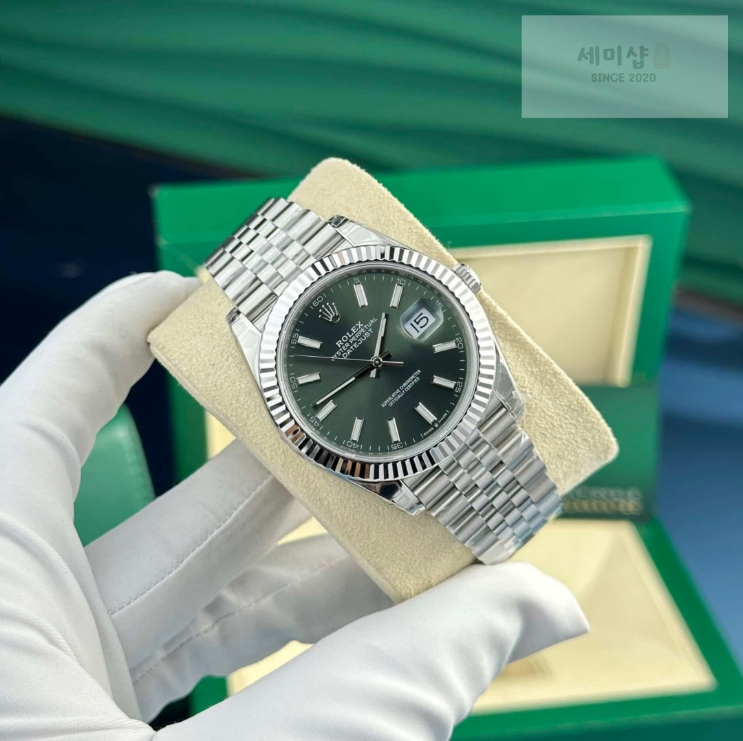 롤렉스 Rolex Datejust 126334 Mint Green Dial 41mm 시계 4번 이미지
