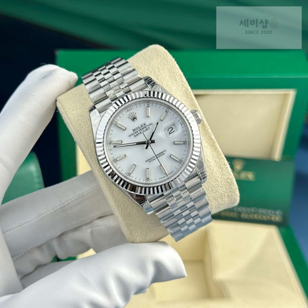 롤렉스 Rolex Datejust 126334 White Dial 41mm 시계 6번 이미지
