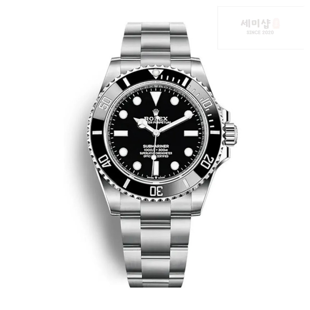 롤렉스 Rolex Submariner 41mm Black 124060 No-Date 시계 3번 이미지