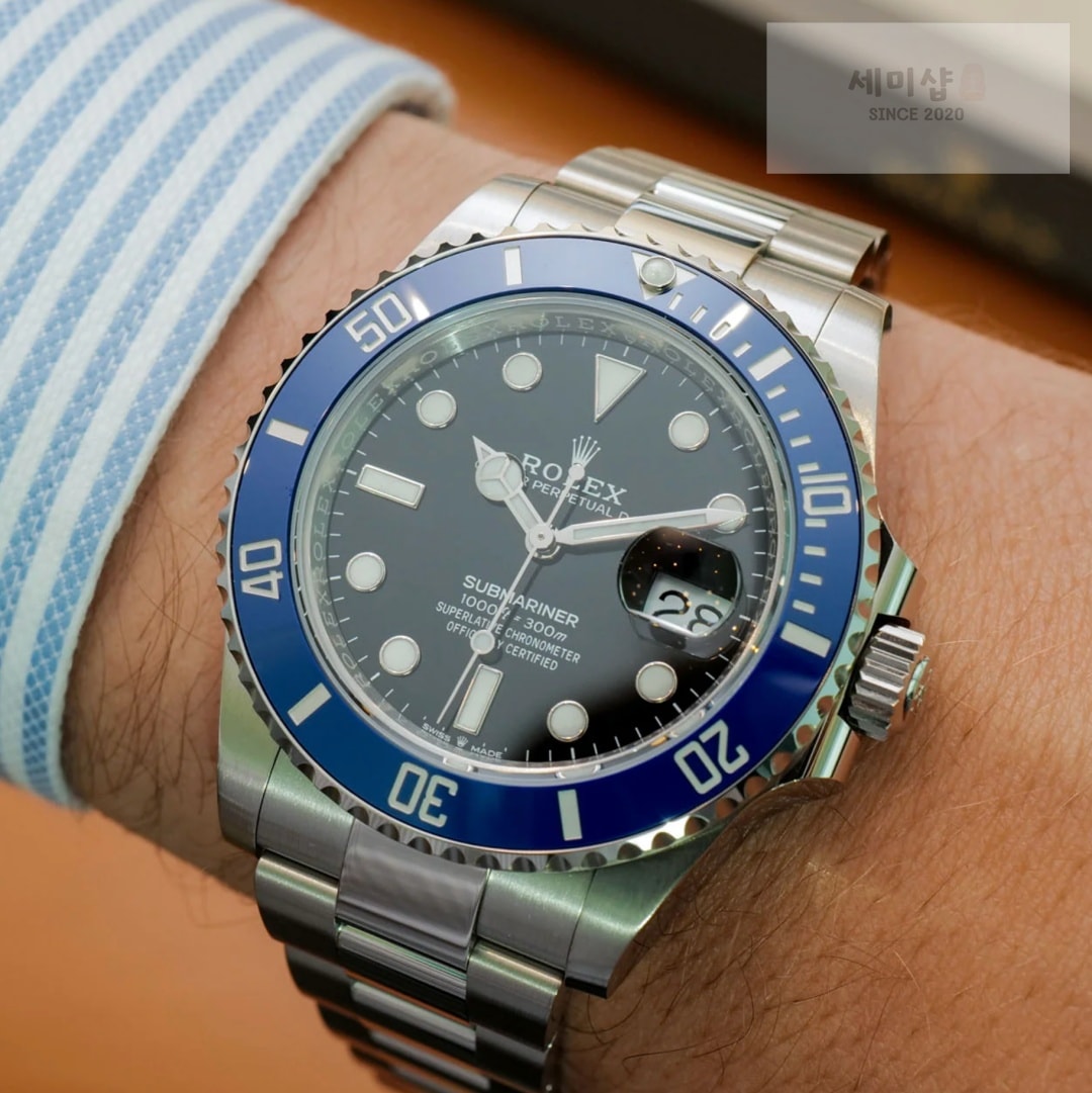 롤렉스 Rolex Submariner Cookie Monster 41mm Black Dial 126619LB 시계 8번 이미지