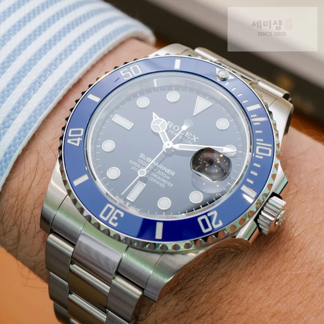롤렉스 Rolex Submariner Cookie Monster 41mm Black Dial 126619LB 시계 2번 이미지
