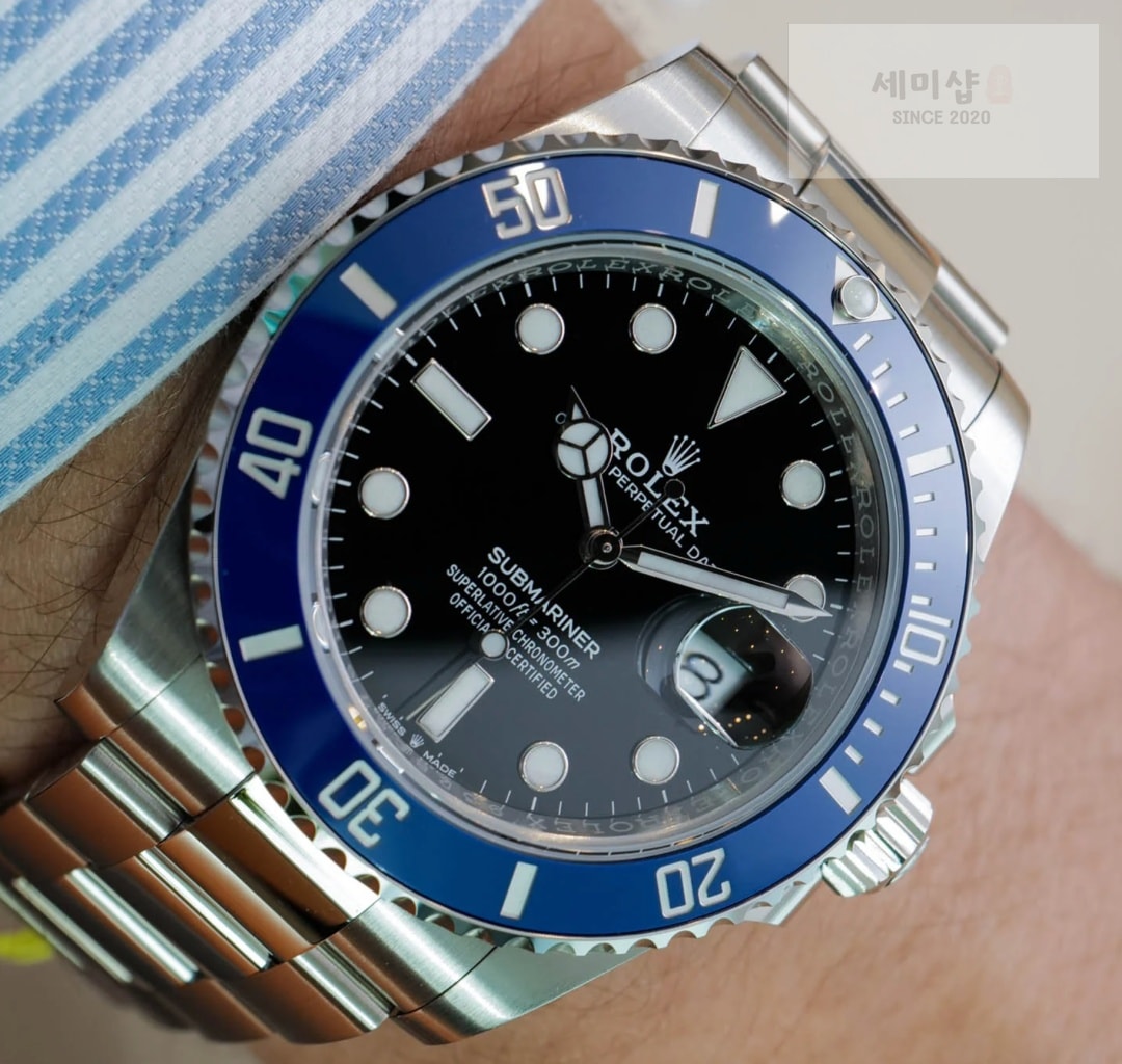 롤렉스 Rolex Submariner Cookie Monster 41mm Black Dial 126619LB 시계 3번 이미지