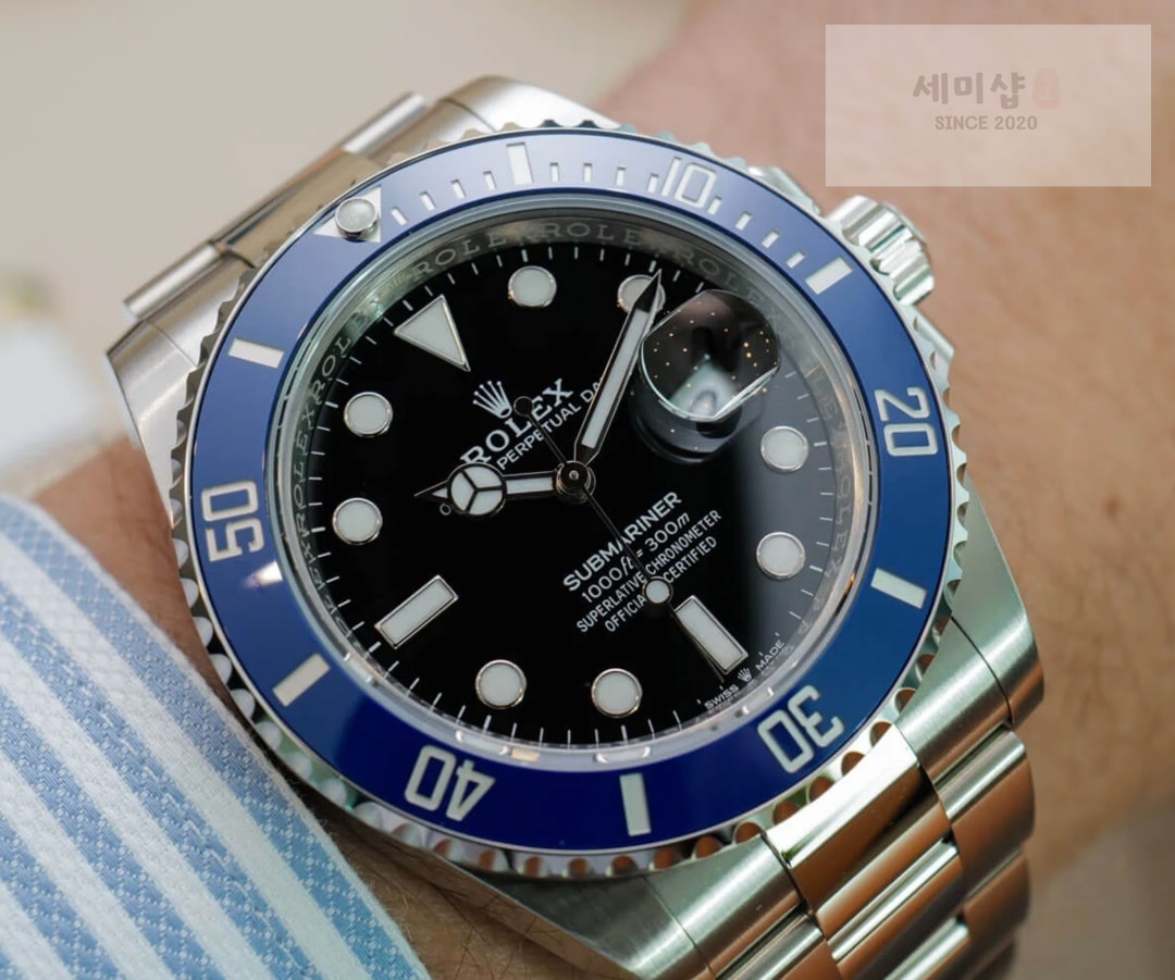 롤렉스 Rolex Submariner Cookie Monster 41mm Black Dial 126619LB 시계 5번 이미지