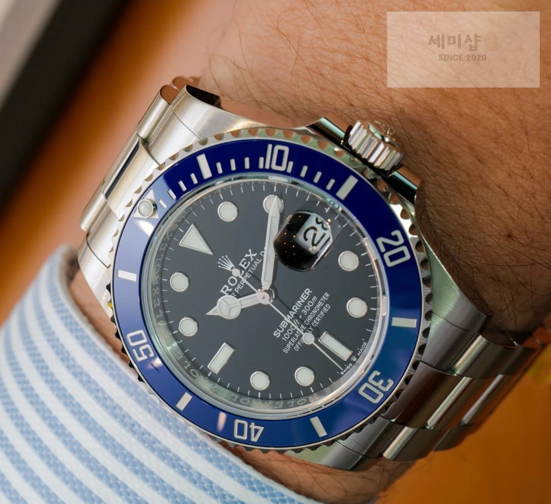 롤렉스 Rolex Submariner Cookie Monster 41mm Black Dial 126619LB 시계 7번 이미지