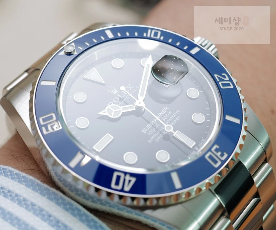 롤렉스 Rolex Submariner Cookie Monster 41mm Black Dial 126619LB 시계 11번 이미지
