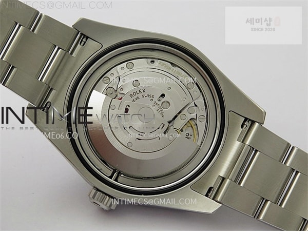 Rolex VS공장 롤렉스 밀가우스 블랙다이얼 브레이슬릿 Milgauss 116400 GV Real Green Sapphire 904L SS VSF 1_1 Best Edition Black Dial on 904L SS Bracelet SA3131 시계 21번 이미지