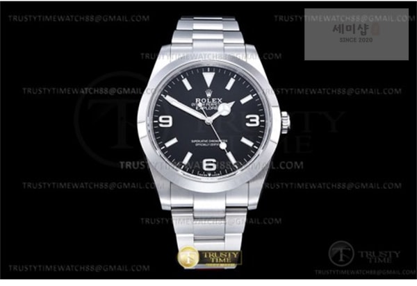Rolex VS공장 롤렉스 익스플로러 스틸 블랙다이얼 브레이슬릿 Explorer 1 224270 40mm 904L SS_SS Blk VSF VS3230 시계 11번 이미지