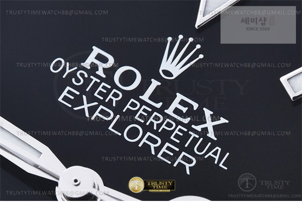 Rolex VS공장 롤렉스 익스플로러 스틸 블랙다이얼 브레이슬릿 Explorer 1 224270 40mm 904L SS_SS Blk VSF VS3230 시계 17번 이미지