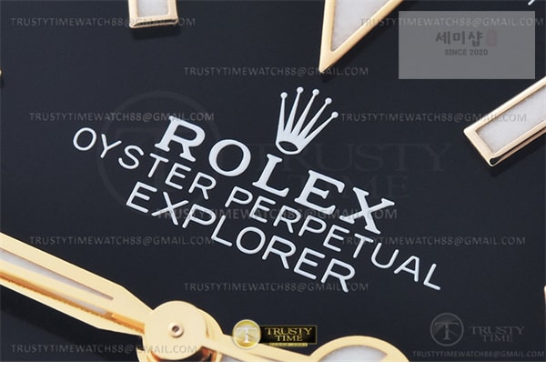 Rolex VS공장 롤렉스 익스플로러 36 신형 124273 옐로우골드콤비 브레이슬릿 Explorer 1 124273 36mm 904L YG_SS Blk VSF VS3230 시계 25번 이미지