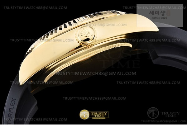 Rolex ZF공장 롤렉스 스카이드웰러 옐로우골드금통 블랙다이얼 러버스트랩 텅스텐 Skydweller 336238 YG_RU Black ZF V2 Asia 2824 시계 8번 이미지