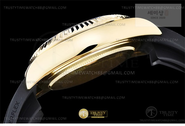 Rolex ZF공장 롤렉스 스카이드웰러 옐로우골드금통 블랙다이얼 러버스트랩 텅스텐 Skydweller 336238 YG_RU Black ZF V2 Asia 2824 시계 9번 이미지