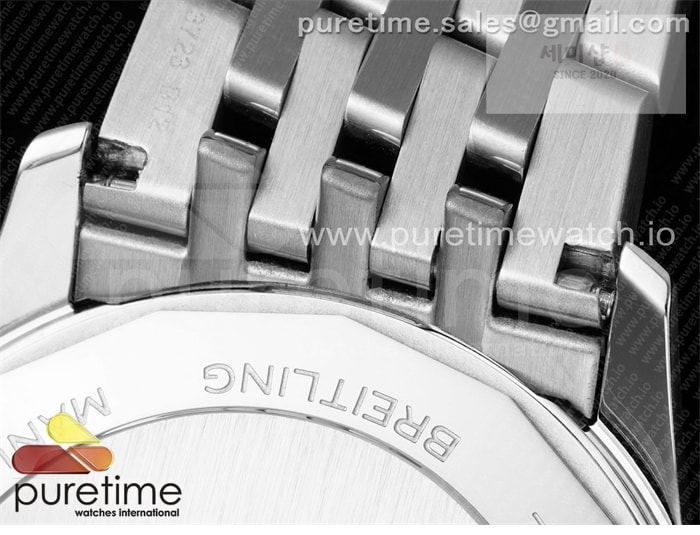 Breitling TF공장 브라이틀링 내비타이머 41미리 스틸 아이스블루다이얼 브레이슬릿 Navitimer Automatic 41mm SS TF 1_1 Best Edition Ice Blue Dial on SS Bracelet A2824 시계 20번 이미지